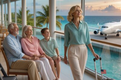 My parents forgot me on every vacation. They said there was “no space” for me in Cabo or Aspen. So I used my $42,000 commission to fly my real family to a villa in the Maldives – the people who raised me and loved me.