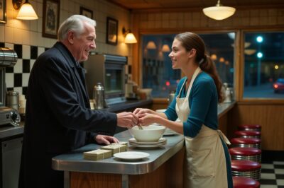 Right when I was washing dishes in a small diner, an old man asked my name and gave me 500 dollars. Three weeks later, a lawyer appeared and revealed that I was the heir to my rich grandfather’s fortune. When my mother and younger sister heard the news, they immediately showed up. I just smiled and called the lawyer.