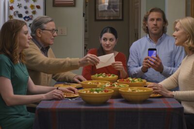 During Sunday dinner, my father calmly said, “I already gave your wedding money to your younger sister, she deserves a more real wedding.” I didn’t say anything, just quietly turned to look at my fiancé. He stood up, took out his phone, calmly said exactly one sentence — and the whole table immediately fell silent.